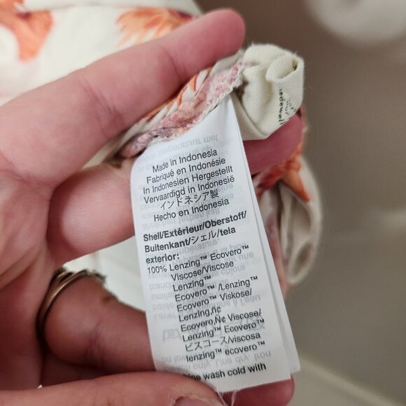 MADEWELL Sash-Tie Wrap Top in Dutch Dandelions - Picture 7 of 8